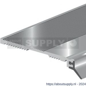 Deltafix slijtstrip met flap aluminium 1.00 m x 32 mm - S21903848 - afbeelding 1