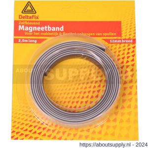 Deltafix magneetband zelfklevend bruin 2 m 12x2 mm - S21900655 - afbeelding 1