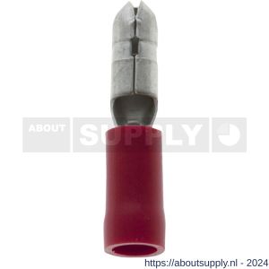 Deltafix kabelschoen man rond rood 4.0 mm doos 50 stuks - S21904287 - afbeelding 1