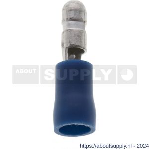 Deltafix kabelschoen man rond blauw 4.0 mm doos 50 stuks - S21904288 - afbeelding 1