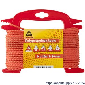 Deltafix touw polypropyleen oranje 10 m x 8 mm - S21902955 - afbeelding 1