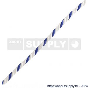 Deltafix touw multilon 3 strengs wit blauw 100 m 10 mm - S21902925 - afbeelding 1