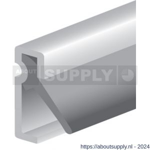 Deltafix tochtprofiel inbouw acrylbestendig aluminium 3.00 m x 16x6 mm - S21903865 - afbeelding 1