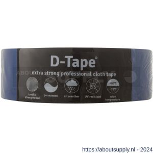 D-Tape ducttape zelfklevend extra kwaliteit permanent blauw 50 m x 50x0.32 mm - S21902787 - afbeelding 1