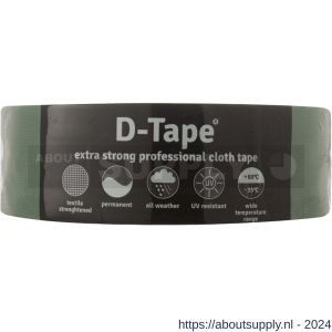 D-Tape ducttape zelfklevend extra kwaliteit permanent groen 50 m x 50x0.32 mm - S21902788 - afbeelding 1