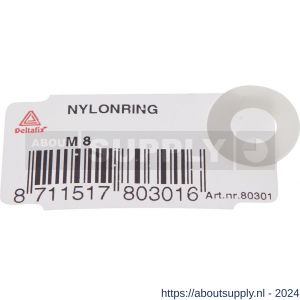 Deltafix ring nylon M6 DIN 125 - S21901275 - afbeelding 1
