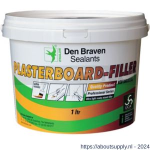 Zwaluw Plasterboard Filler vulpasta 310 ml wit - S51250309 - afbeelding 2