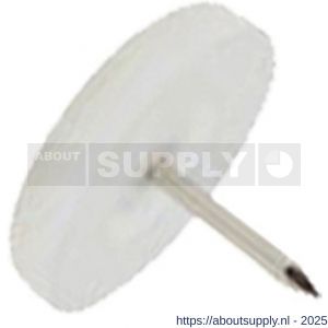 QlinQ glijnagel diameter 30 mm kunststof wit set 8 stuks - S40850893 - afbeelding 1