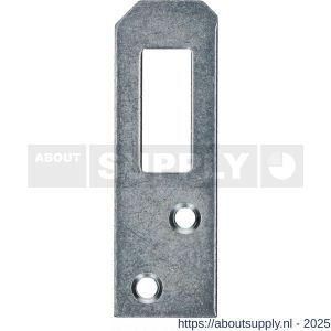 QlinQ rekoog rechthoekig 60x20 mm verzinkt set 2 stuks - S40850221 - afbeelding 1