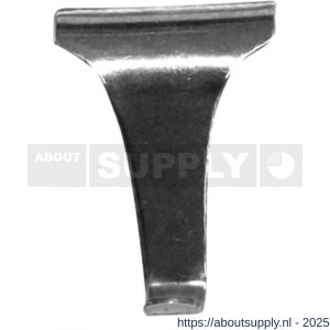 QlinQ schilderijlijsthaak 43 mm vernikkeld set 2 stuks - S40850192 - afbeelding 1