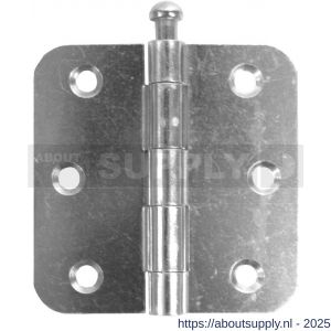 QlinQ scharnier pen los 76x76 mm verzinkt rond - S40850471 - afbeelding 1