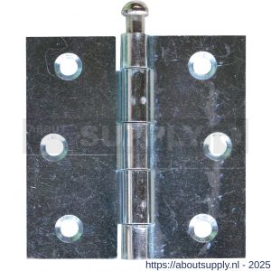 QlinQ scharnier pen los 76x76 mm verzinkt - S40850475 - afbeelding 1
