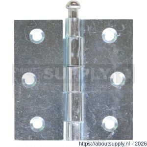 QlinQ scharnier pen los 76x76 mm RVS - S40850484 - afbeelding 1