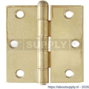 QlinQ scharnier pen los 76x76 mm vermessingd - S40850470 - afbeelding 1