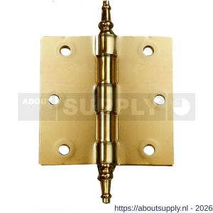 QlinQ scharnier pen los 75x75 mm gebronsd met vaasknop - S40850482 - afbeelding 1