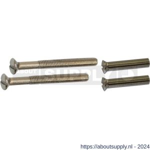 QlinQ patentbout M4x55 mm nikkel set 2 stuks - S40850713 - afbeelding 1