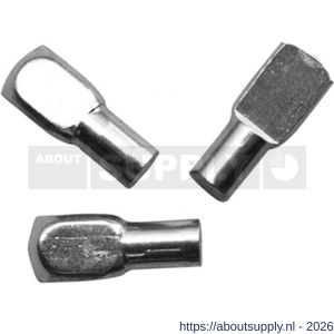 QlinQ kastplankdrager vernikkeld lepel 7 mm set 16 stuks - S40850274 - afbeelding 1