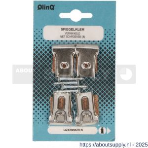 QlinQ spiegelklemmen roestvaststaal set 4 stuks - S40850241 - afbeelding 1