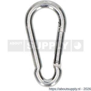 QlinQ karabijnhaak 80x8 mm verzinkt - S40850181 - afbeelding 1