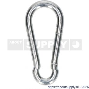 QlinQ karabijnhaak 120x11 mm verzinkt - S40850183 - afbeelding 1