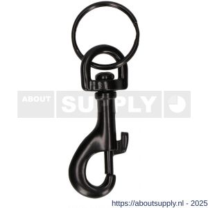 QlinQ musketonhaak staal color met oog - S40850214 - afbeelding 1