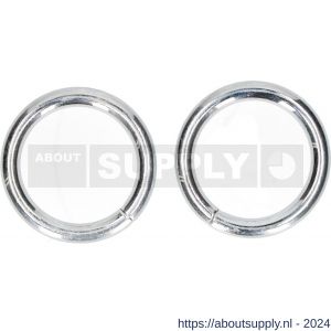 QlinQ ring 7 mm verzinkt set 2 stuks - S40850226 - afbeelding 1