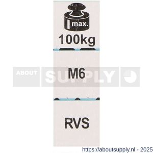 QlinQ D-sluiting M6 RVS - S40850115 - afbeelding 4