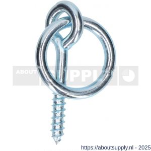 QlinQ putring houtdraad met ring verzinkt - S40850223 - afbeelding 2