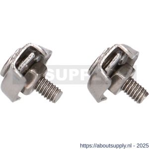 QlinQ waslijndraadklem 2 mm RVS set 2 stuks - S40850290 - afbeelding 3