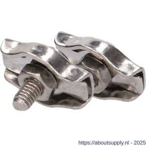 QlinQ waslijndraadklem 2 mm RVS set 2 stuks - S40850290 - afbeelding 4