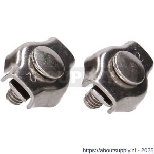 QlinQ waslijndraadklem 2 mm RVS set 2 stuks - S40850290 - afbeelding 5
