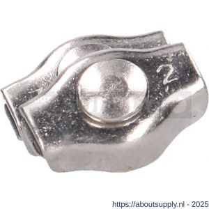 QlinQ waslijndraadklem 2 mm RVS set 2 stuks - S40850290 - afbeelding 6