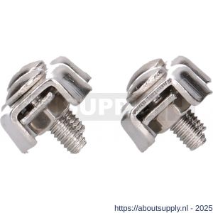QlinQ duplexstaaldraadklem 3 mm RVS - S40850286 - afbeelding 3