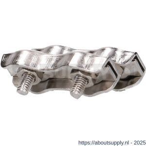QlinQ duplexstaaldraadklem 3 mm RVS - S40850286 - afbeelding 4