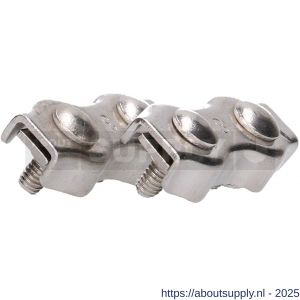 QlinQ duplexstaaldraadklem 3 mm RVS - S40850286 - afbeelding 5