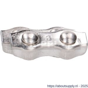 QlinQ duplexstaaldraadklem 3 mm RVS - S40850286 - afbeelding 6