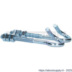 QlinQ krulhaak M10x120 verzinkt set 2 stuks - S40850208 - afbeelding 3