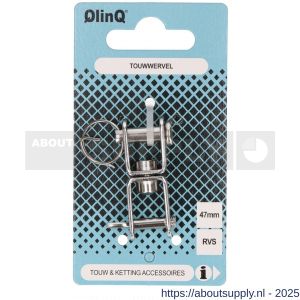 QlinQ touwwervel 47 mm RVS - S40850243 - afbeelding 1