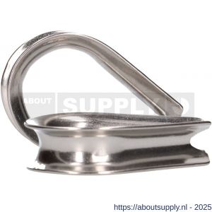 QlinQ puntkous 10 mm groef RVS set 2 stuks - S40850312 - afbeelding 5