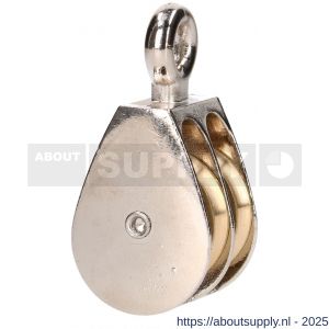 QlinQ katrol 10 mm dubbel vernikkeld - S40850344 - afbeelding 3