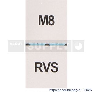 QlinQ uitlaatklem M8x26 mm RVS - S40850006 - afbeelding 2