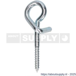 QlinQ schommelhaak 10x160 mm houtdraad verzinkt - S40850210 - afbeelding 1