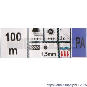 QlinQ multikoord PA 1.3 mm gedraaid wit 100 m rol - S40850150 - afbeelding 2