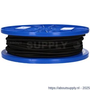 QlinQ elastisch koord 6 mm 50 m zwart rol - S40850072 - afbeelding 1