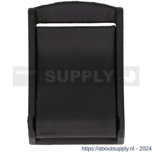 QlinQ textielbandklemsluiting 40 mm zwart set 2 stuks - S40851037 - afbeelding 1