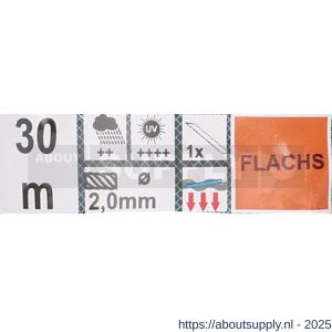 QlinQ bindtouw vlas 2 mm 30 m rol - S40850137 - afbeelding 3