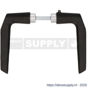 QlinQ deurkruk duimmodel 115 mm aluminium zwart blister - S40850724 - afbeelding 1