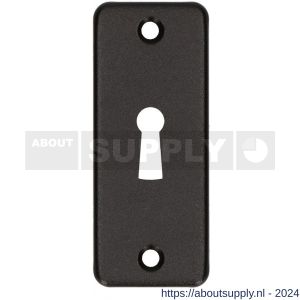 QlinQ sleutelgatplaat 83x24 mm aluminium zwart blister - S40850786 - afbeelding 1