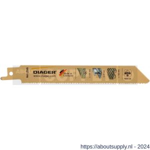 Diager reciprozaagblad hout nagels <100 mm-staalplaat 3-10 mm - S40878405 - afbeelding 1