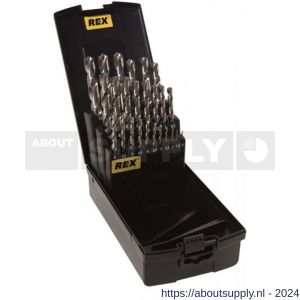 REX set SteelMaster HSS-G DIN 338 19 delig cassette - S40840039 - afbeelding 1